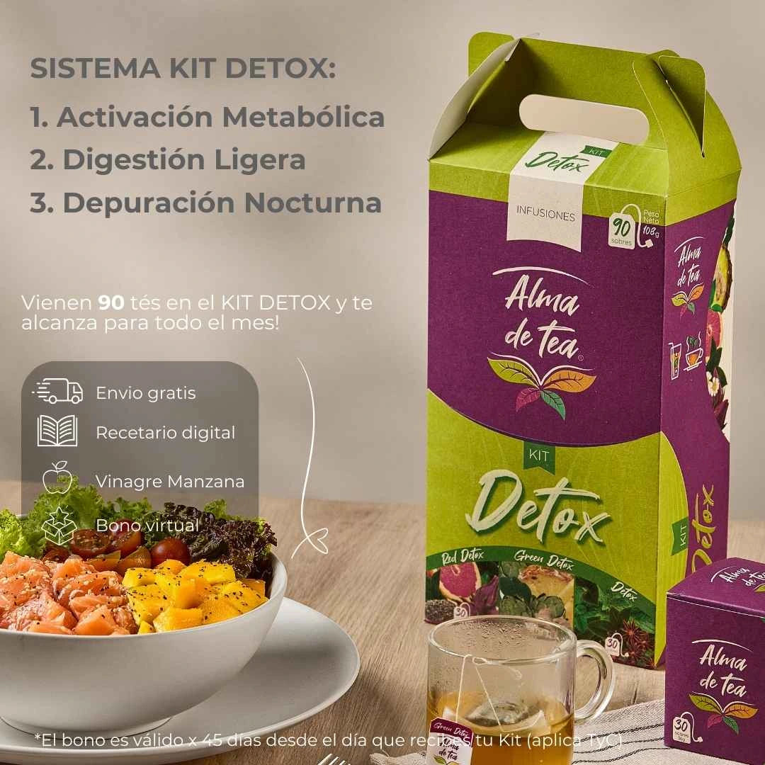 🍃 Kit Detox Alma de Tea + Obsequios 🎁