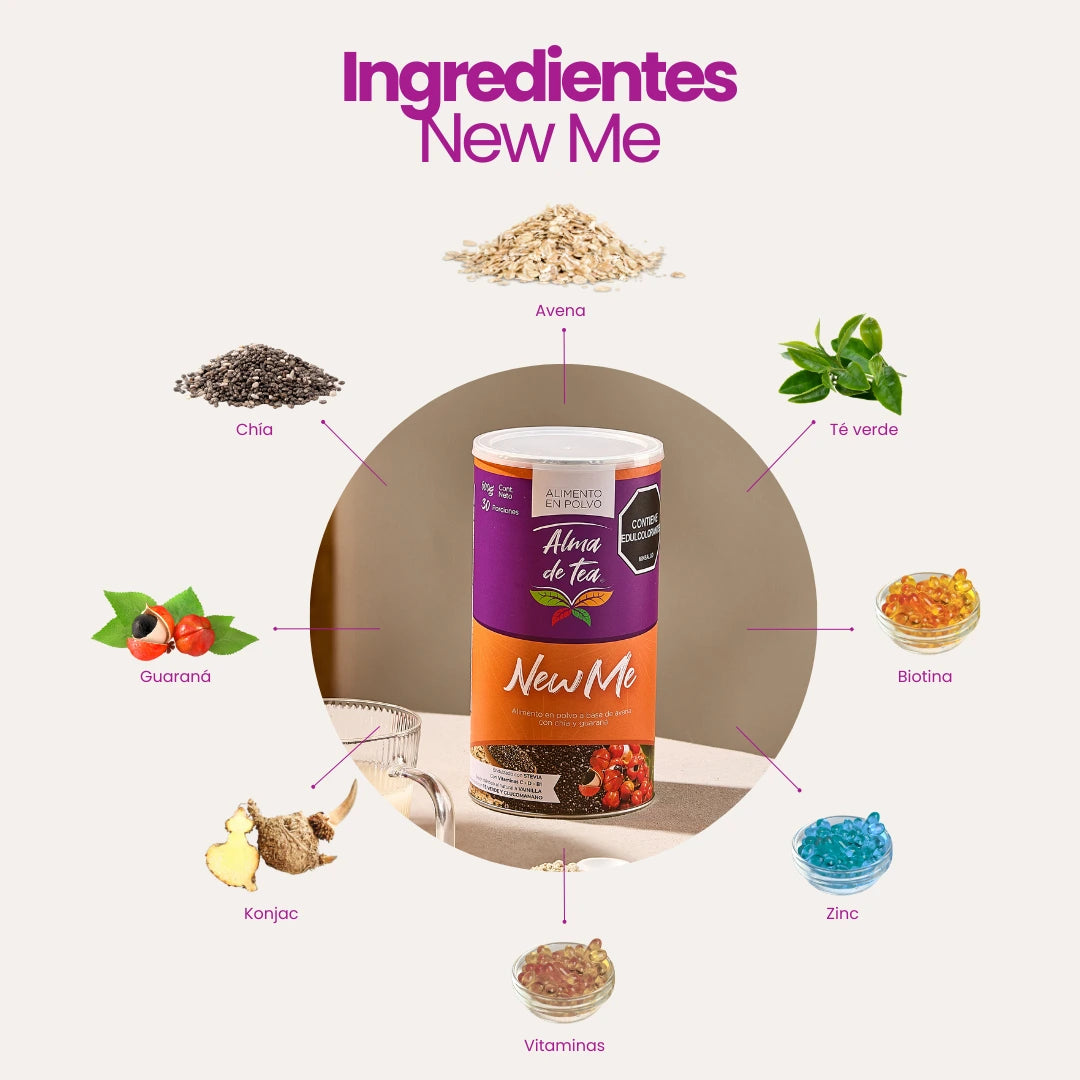 New Me: tu aliado natural contra la ansiedad por comer!